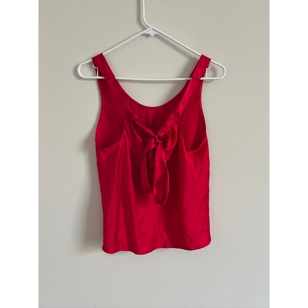 Victoria's Secret Red Satin Pajama Top